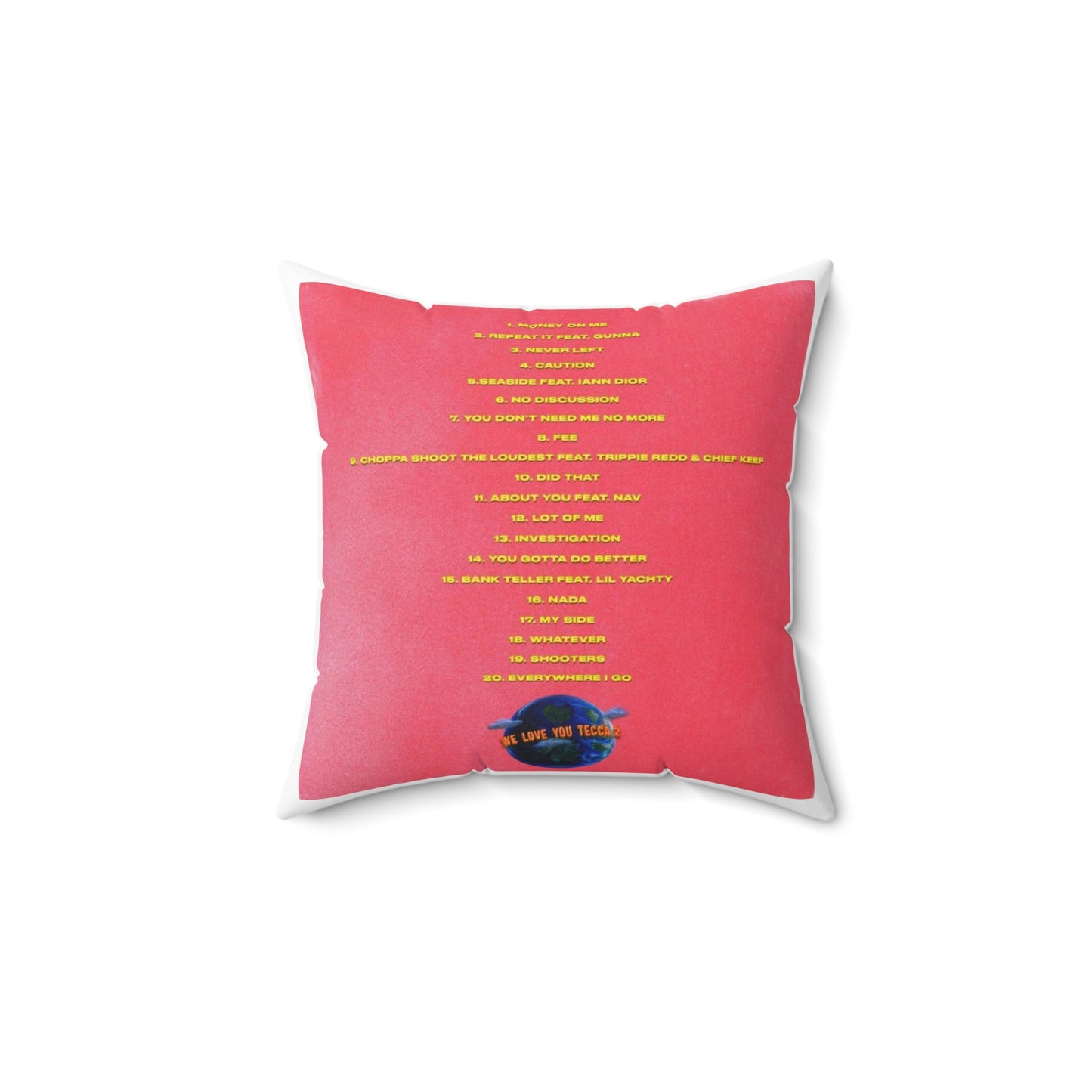 LIL TECCA Polyester Square Pillow